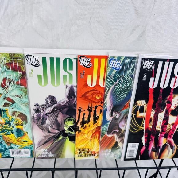 Justice 1-12 & #1 Villains Cover Lot Alex Ross DC Comics - Picture 3 of 7